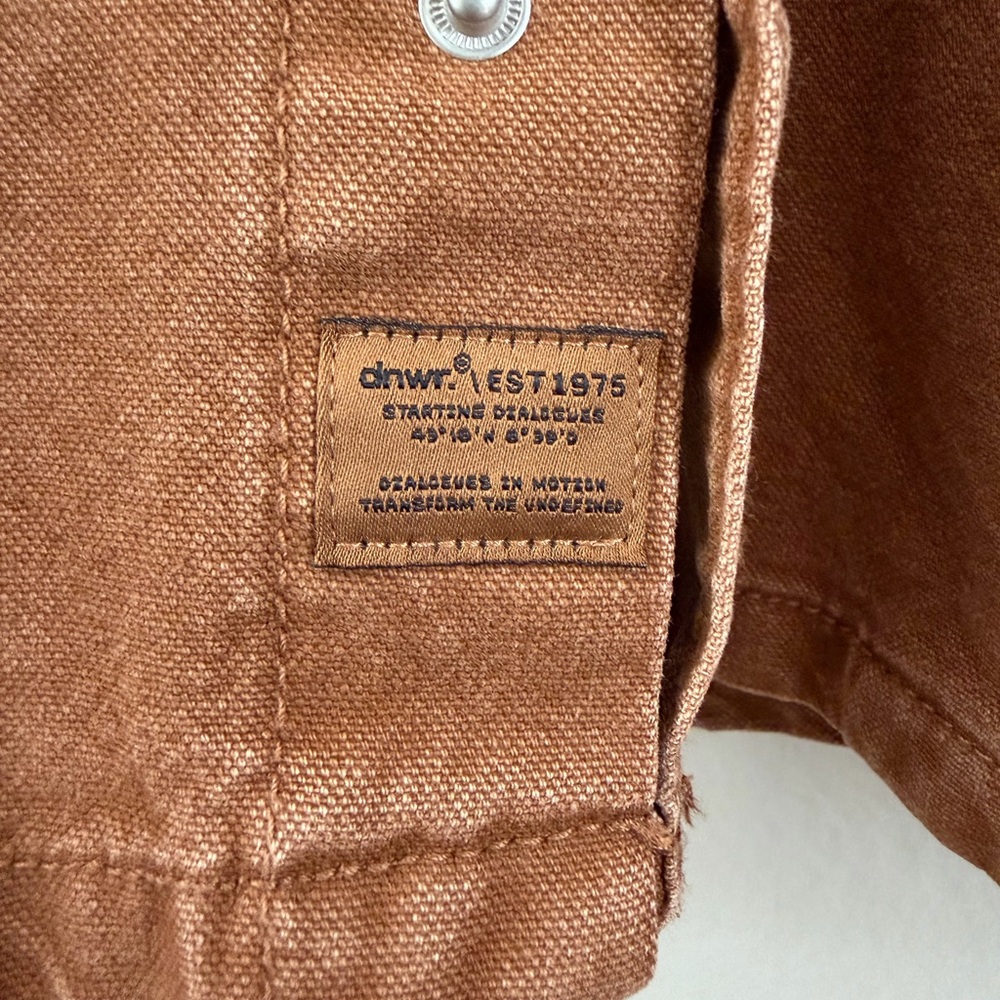 Zara Brown Cropped Utility Jacket – NWOT – Size S - Picture 5 of 8